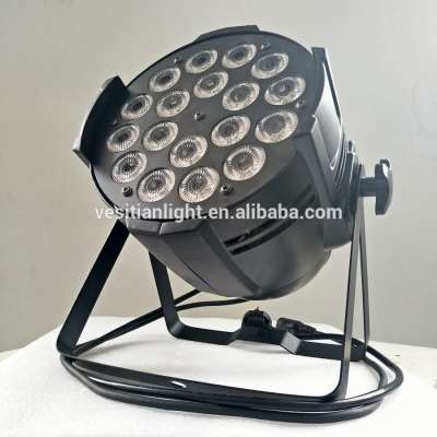 Factory Wholesale 18pcs*18W 6in1 LED par light for dj party