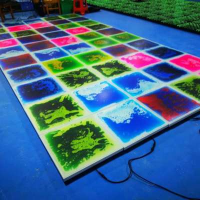 Good Quality liquid dance led floor tile light for wedding